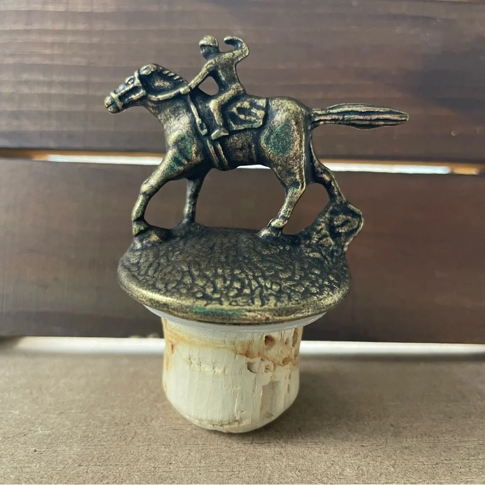 Blanton’s Bourbon Jockey Bottle Stopper LETTER S